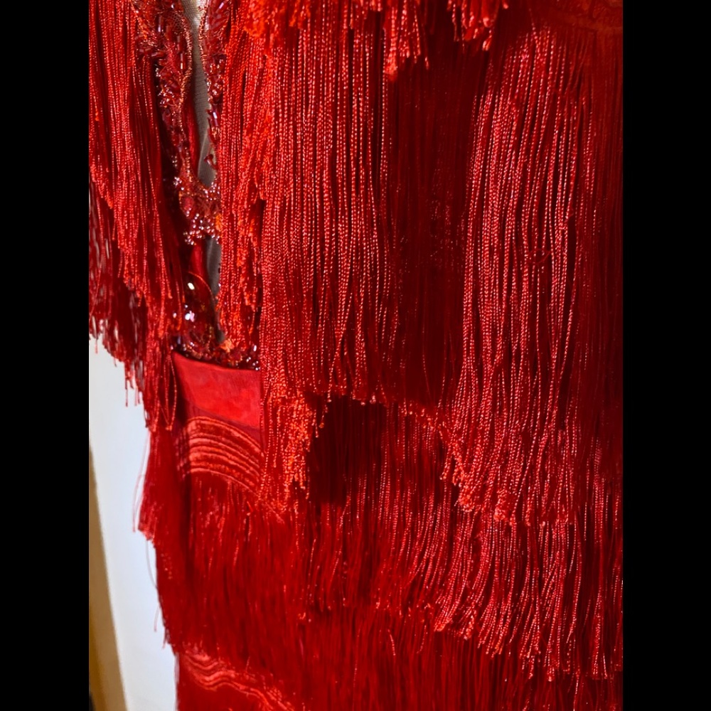 Teuta Matoshi Red Dress - Picture 4 of 16